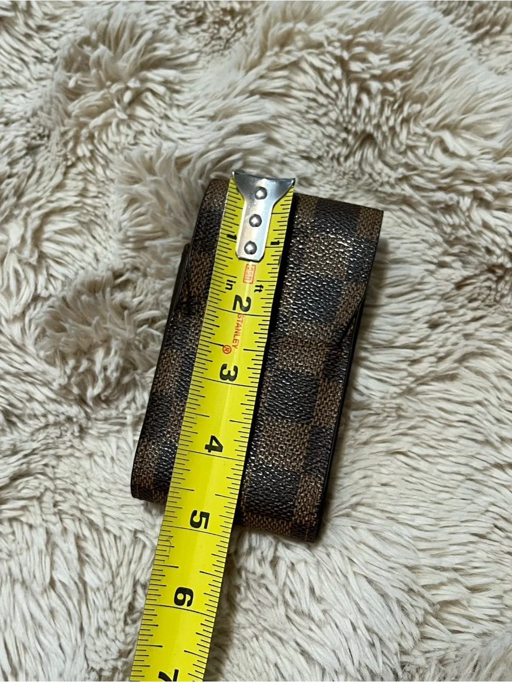 LV Cigarette Case checkered canvas
